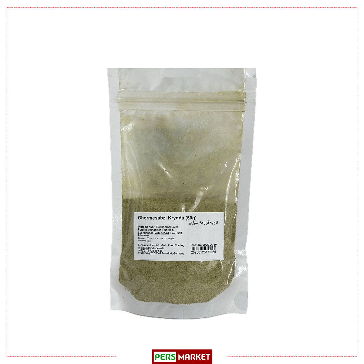 Ghormesabzi Krydda